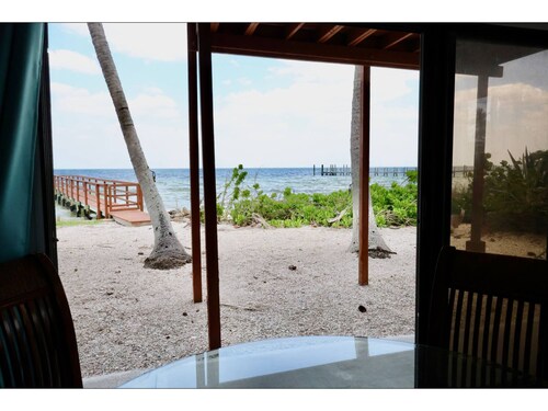 2-bedroom ground floor unit just steps from the gulf with a small private beach