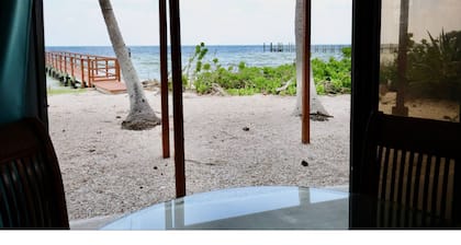 2-bedroom ground floor unit just steps from the gulf with a small private beach