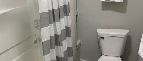 Towels, soap, toilet paper