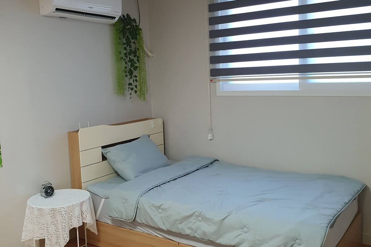 Kamar Single Comfort, dapur, pemandangan kota (non-Korean nationals only) | Wi-Fi gratis