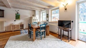 Dining - Duplex in the village of Pera di Fassa (San Giovanni di Fassa)