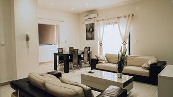 Family Apartment, Balcony | Living area