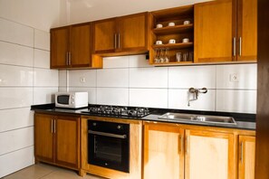 Apartemen Keluarga, balkon | Dapur pribadi