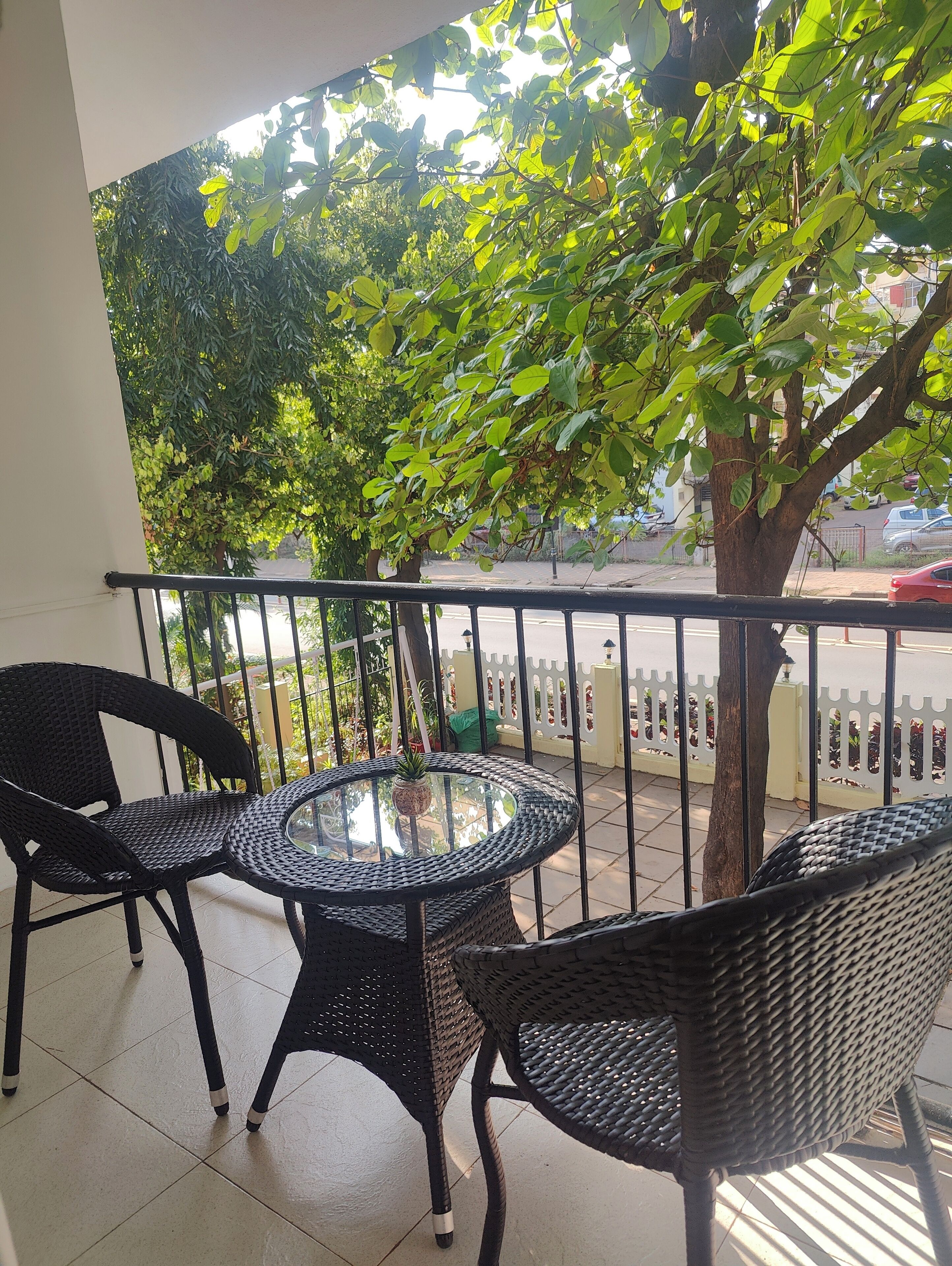 Chambre Double Deluxe, balcon, vue jardin | Vue sur le jardin