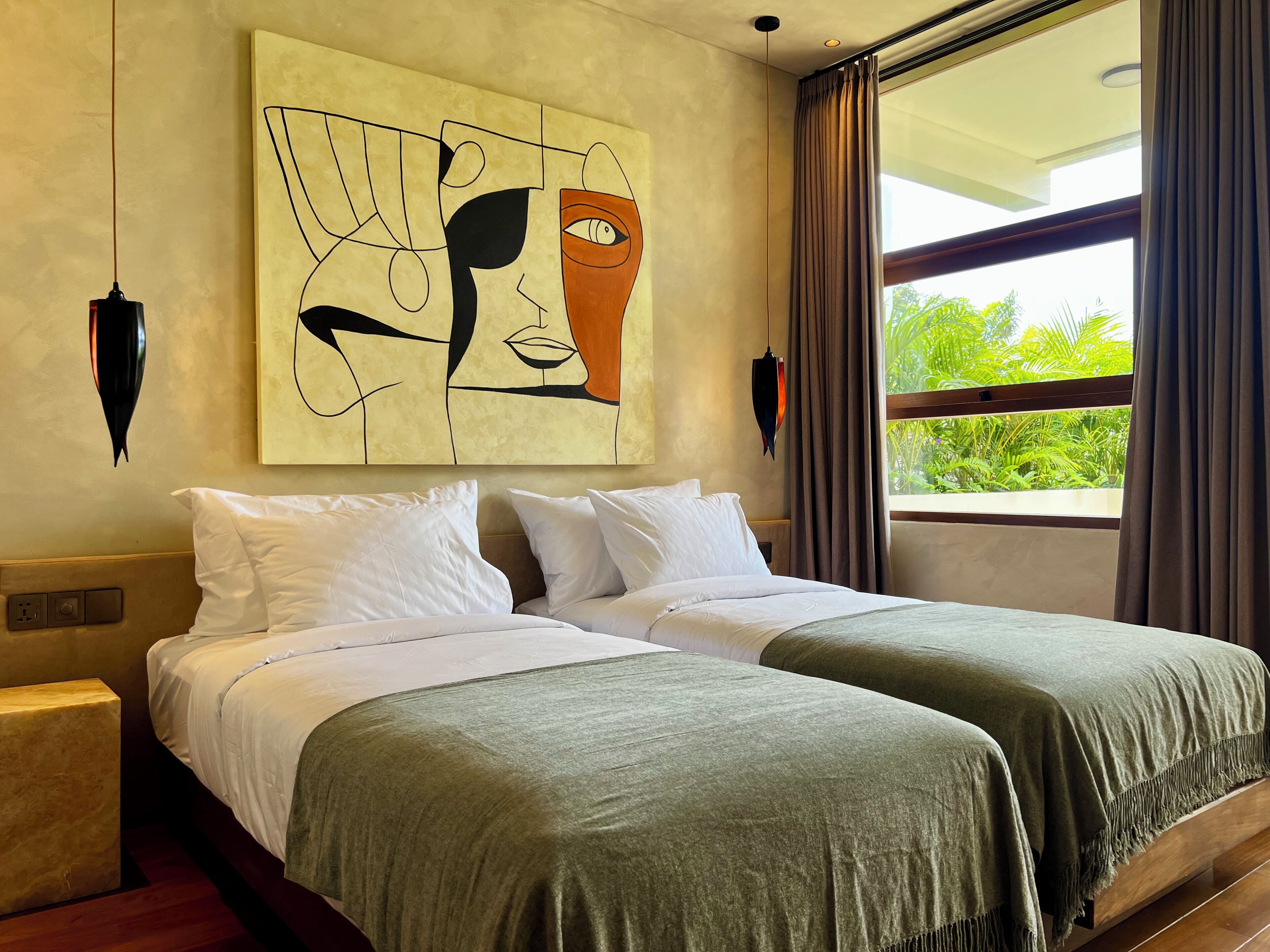 Vila Deluks, 5 kamar tidur, kolam renang pribadi, pemandangan kolam renang | Seprai premium, brankas, Wi-Fi gratis, dan seprai linen