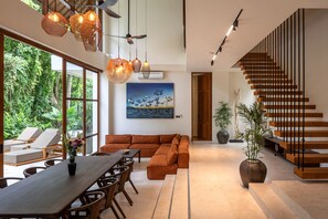 Deluxe Villa, 5 Bedrooms, Private Pool, Pool View | Living area - Villa Nordoy 3 by Alfred in Bali (Tabanan)