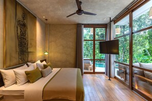 Deluxe Villa, 5 Bedrooms, Private Pool, Pool View | Premium bedding, in-room safe, desk, laptop workspace - Villa Nordoy 3 by Alfred in Bali (Tabanan)