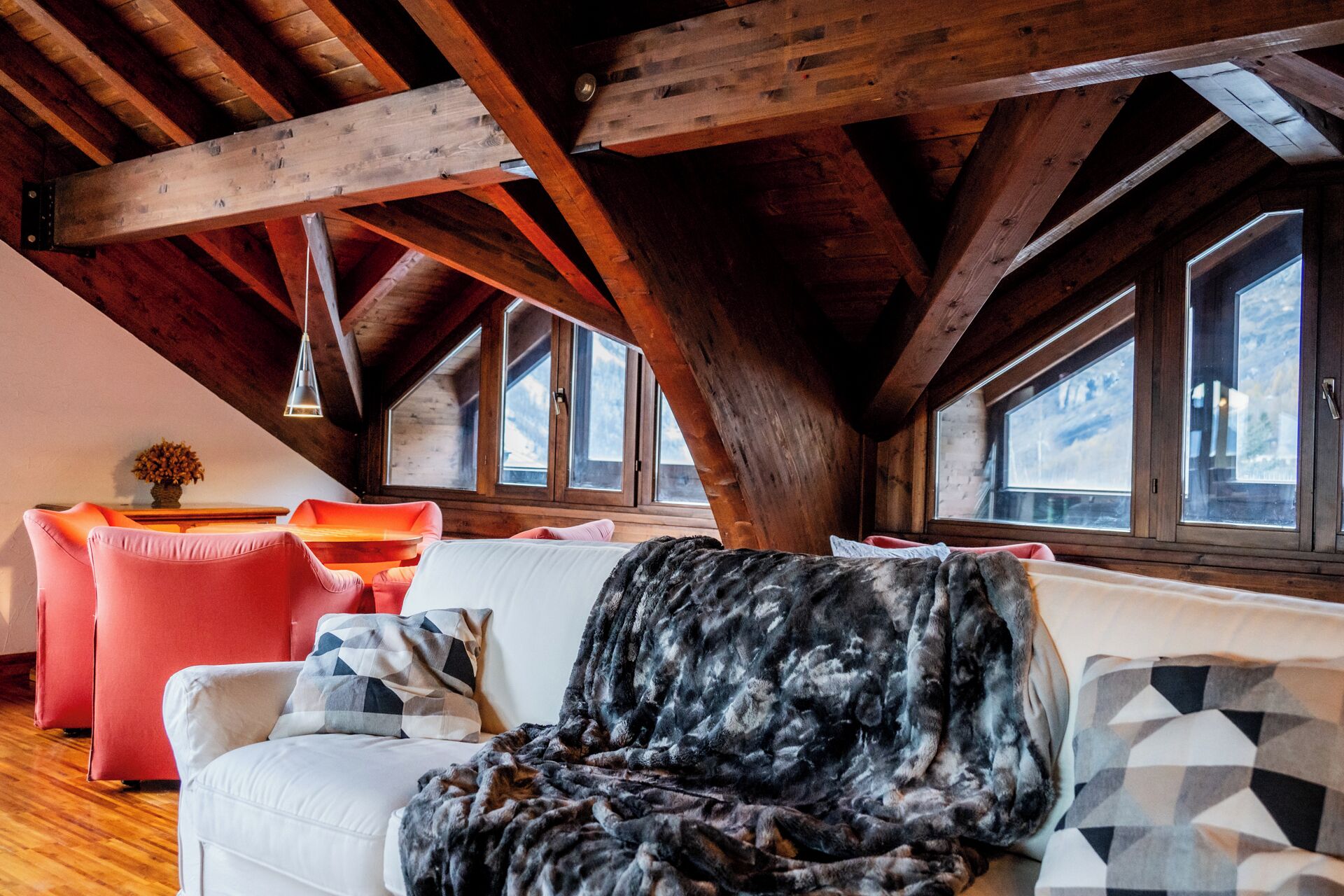 Luxury-Maisonette, Bergblick | Wohnbereich