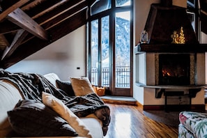 Luxury Duplex, Mountain View | Living area - Rifugio Genzianella (Varzo)
