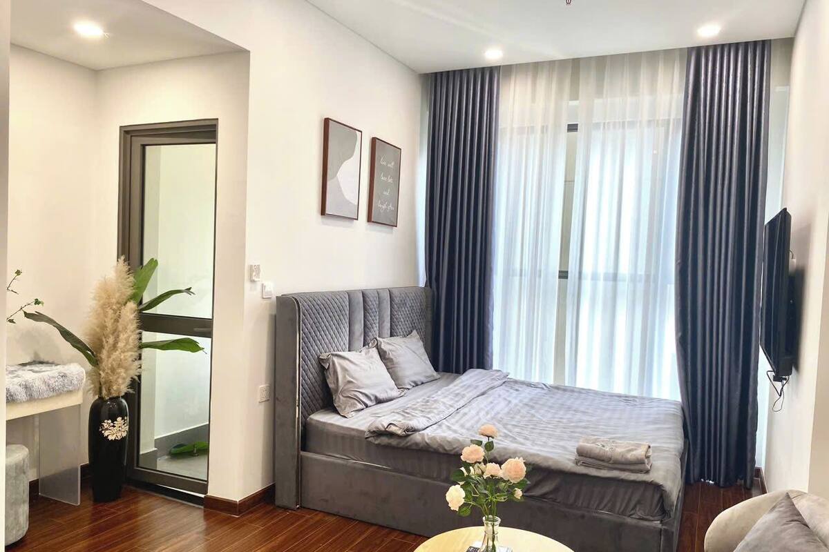 Studiolejlighed - balkon - byudsigt | Gratis Wi-Fi
