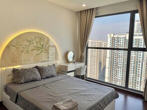 Departamento, balcón, vista a la ciudad | Wifi gratis 