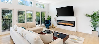 LA Hillside Home with Canyon Views, Deck, BBQ & Game Room Fun | Marmol Vista