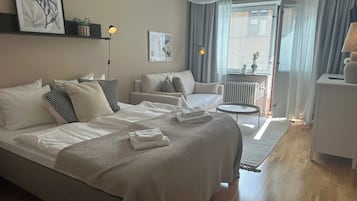 1 habitación, wifi gratis y ropa de cama