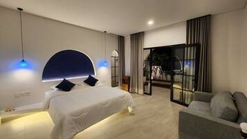 Deluxe-huvila, 1 makuuhuone, keittiö, vuoristonäköala | Kannettavalle tietokoneelle sopiva työtila, ilmainen Wi-Fi