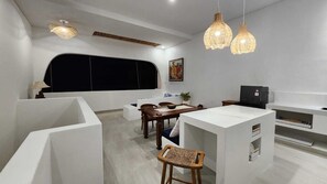 Comfort Villa, 1 Bedroom, Kitchen, Garden View | Private kitchen | Full-size fridge, stovetop, cookware/dishes/utensils - Bnaya Villa Riverside (Karangasem)
