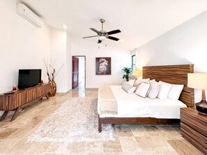 3 bedrooms, in-room safe, desk, iron/ironing board - Serene Playacar Escape | Pool | Patio | Near Beach (Playa del Carmen)