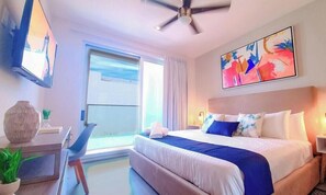 2 chambres, bureau, fer et planche à repasser, Wi-Fi gratuit