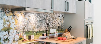 Appartement '12 Kersen' met gedeeld terras, tuin en wifi