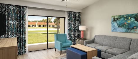 Apartment, 2 Bedrooms, Accessible, Terrace | Living room