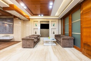 Sala de estar en el lobby