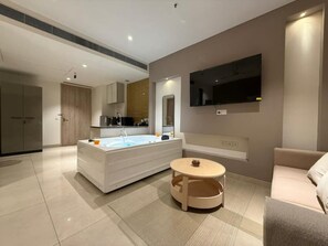 Interior - City Lights Heaven with Jacuzzi & Cozy Lounge (Gurugram)