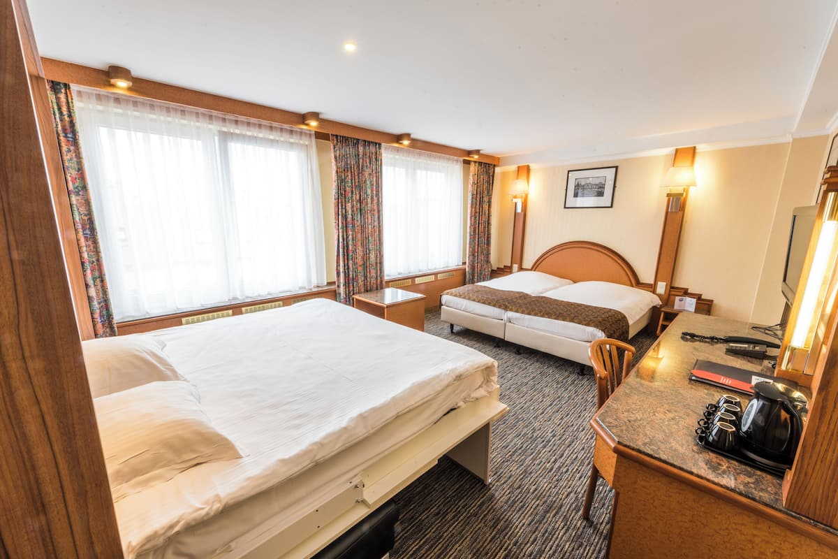 In-room safe, blackout drapes, soundproofing, iron/ironing board