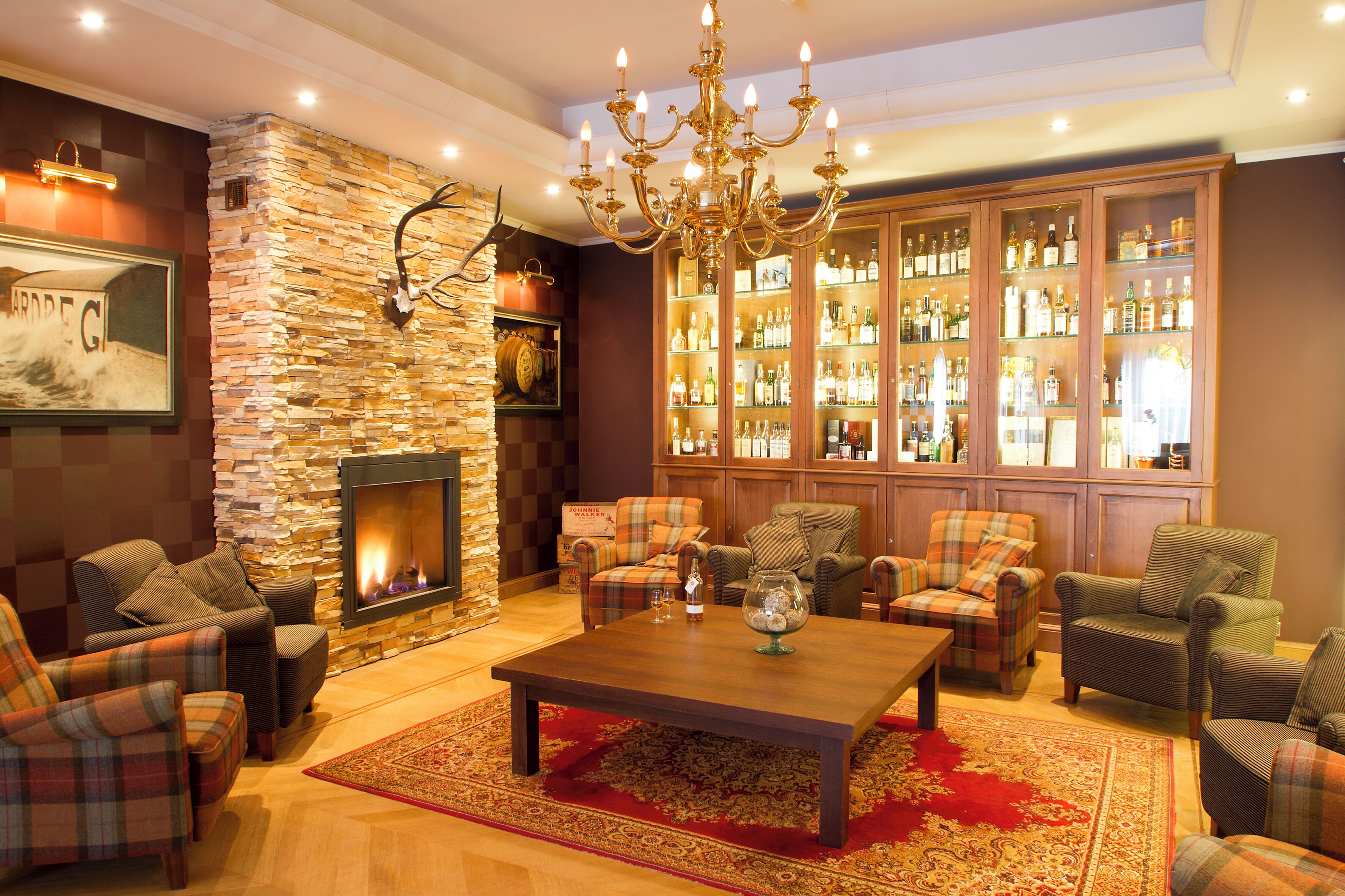 Sala de estar en el lobby