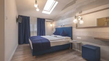 Standard-Doppelzimmer | Zimmersafe, Bügeleisen/Bügelbrett, kostenloses WLAN