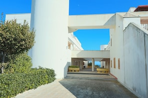 Ferienhaus, 1 Schlafzimmer, Raucher, Meerblick | Terrasse/Patio