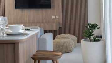 Vila elite | Área de estar | TV LCD 32 polegadas com canais a cabo