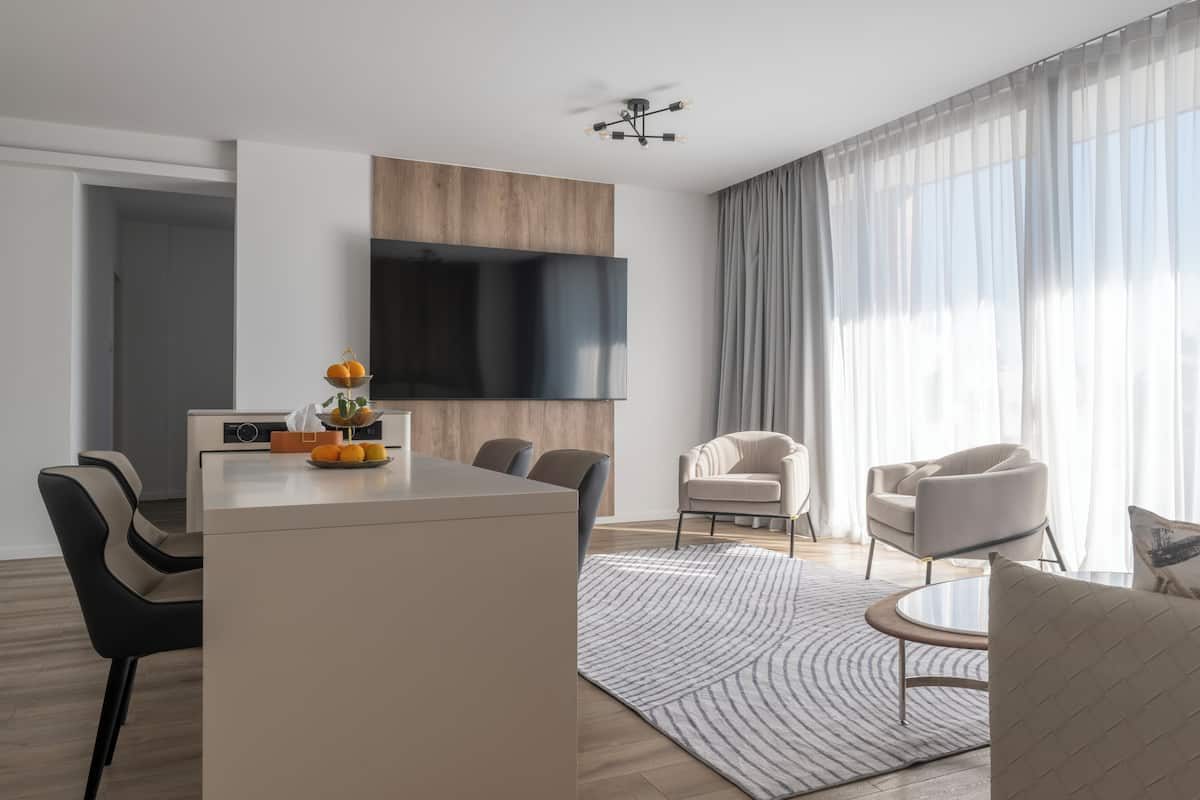 Exclusive apartman | Nappalirész | Okostévé