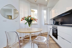 Deluxe Apartment, City View (Flavia 2) | Dining - FlaviaDesign City Suites Rome by Halldis (Rome)