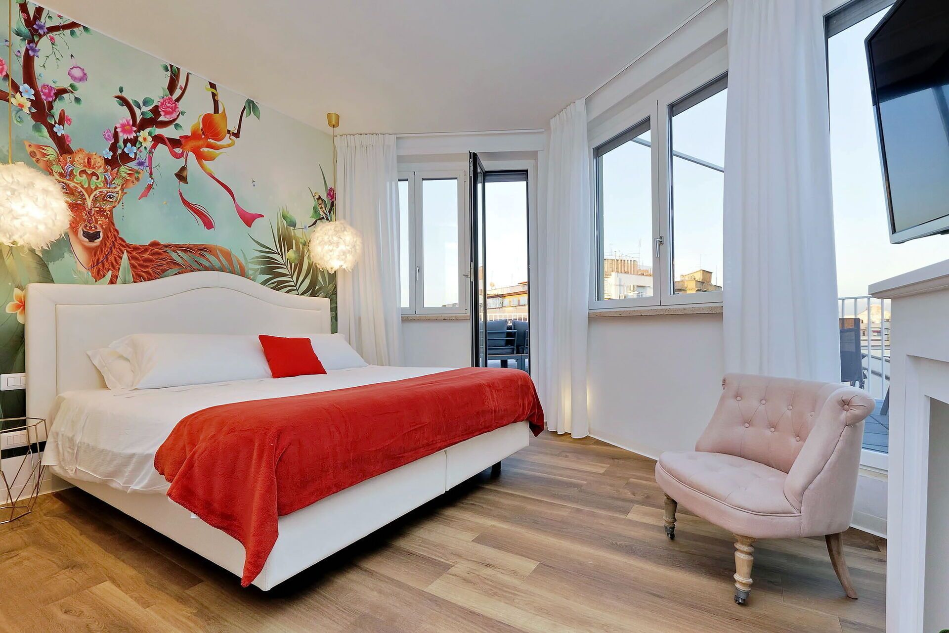 Leilighet – deluxe, byutsikt | Wi-fi (inkludert)