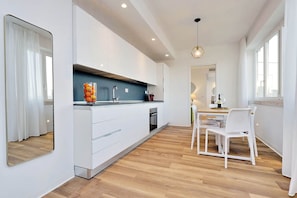 Appartement Deluxe, terrasse, vue ville (Flavia 31) | Cuisine privée