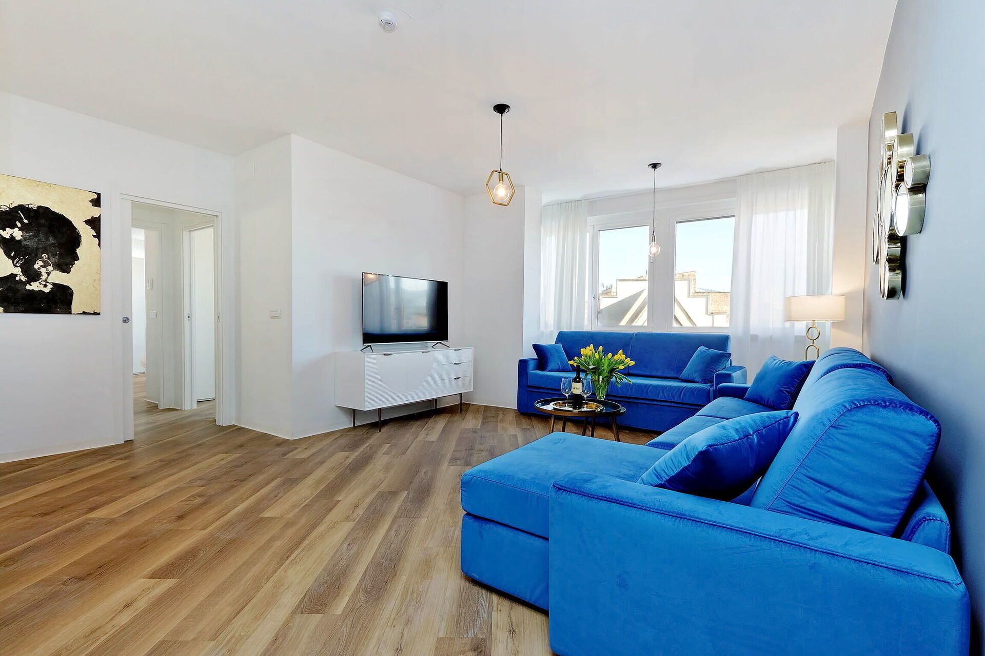 Appartamento Deluxe, vista città (Flavia 28) | Area soggiorno