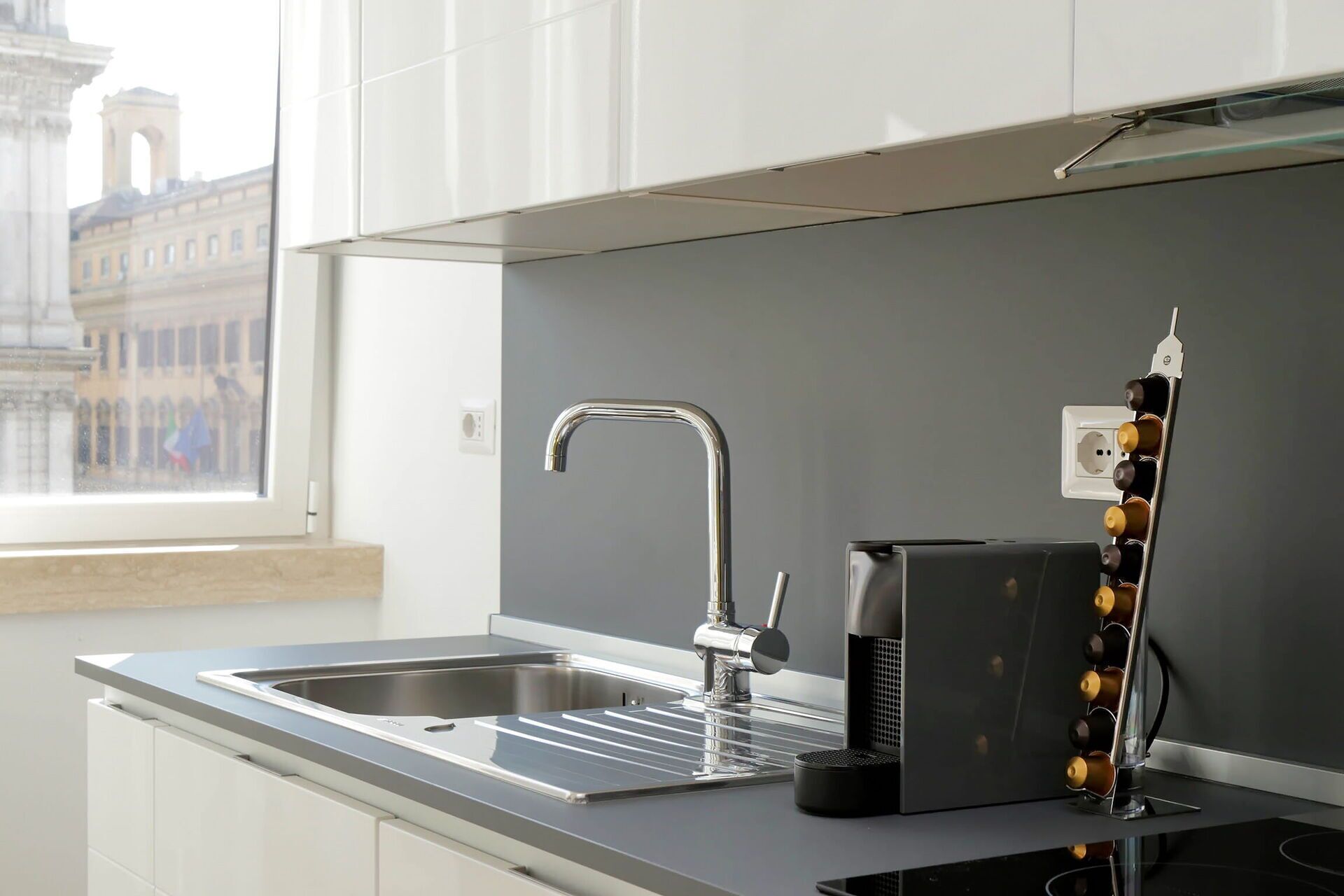 Appartamento Deluxe, balcone, vista città (Flavia 17) | Cucina privata