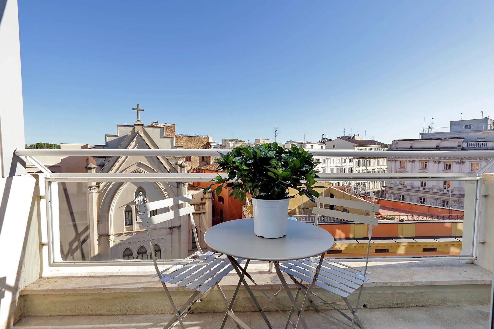 Deluxe Apartment, Balcony, City View (Flavia 27) | Outdoor dining