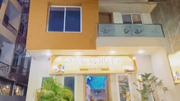 Voorkant van accommodatie