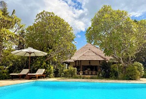 Outdoor pool - Oceanfront Villa Mawar – Private Pool, Gorgeous Sunsets & Friendly Staff (Seririt, Kabupaten Buleleng, Bali)