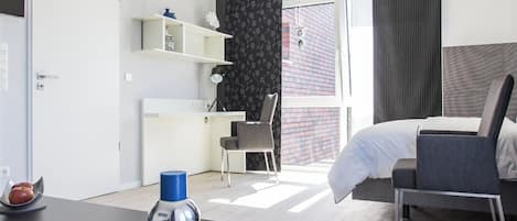 Appartamento, balcone, vista città | Area soggiorno