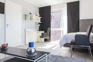 公寓, 阳台, 城市景观 | 起居区