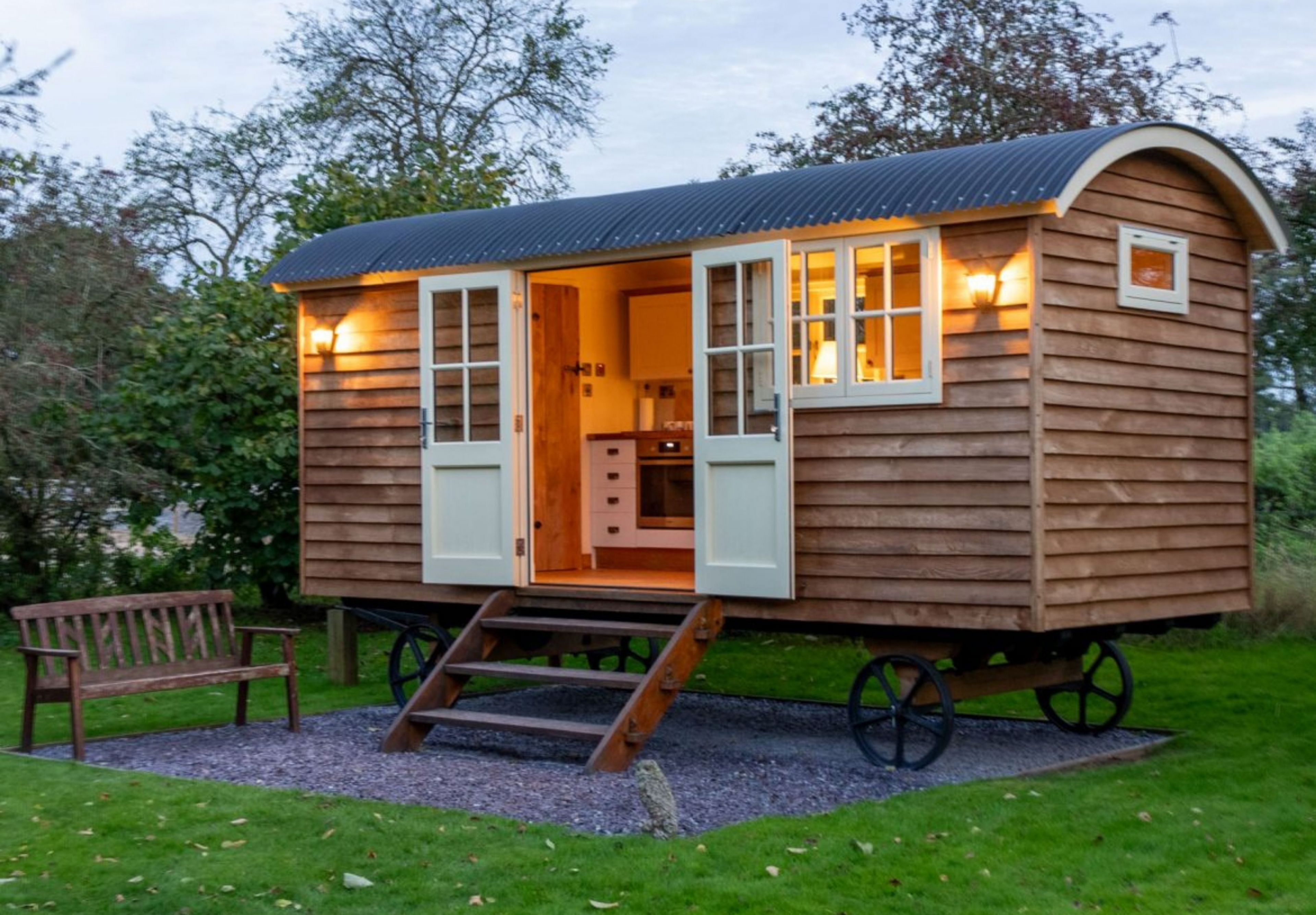 Glamping stay for two in Shropshire