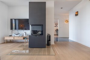 Interior - Rooftop Garden 5 - Sea view, balcony, private parking space, fireplace, Sauna (Olpenitz)