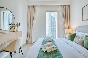 프리미엄 아파트, 침실 2개, 항구 전망 | 객실 내 금고, 암막 커튼, 방음 설비, 다리미/다리미판