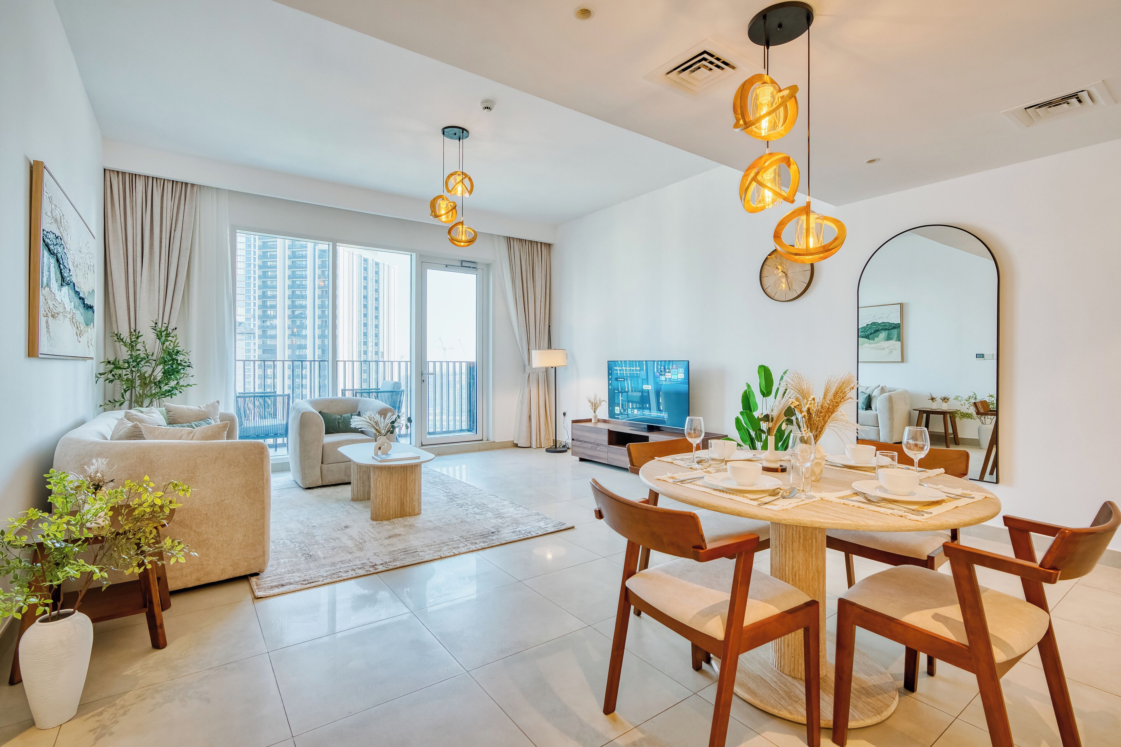 Premium Apartment, 2 Bedrooms, Harbour View | Living room