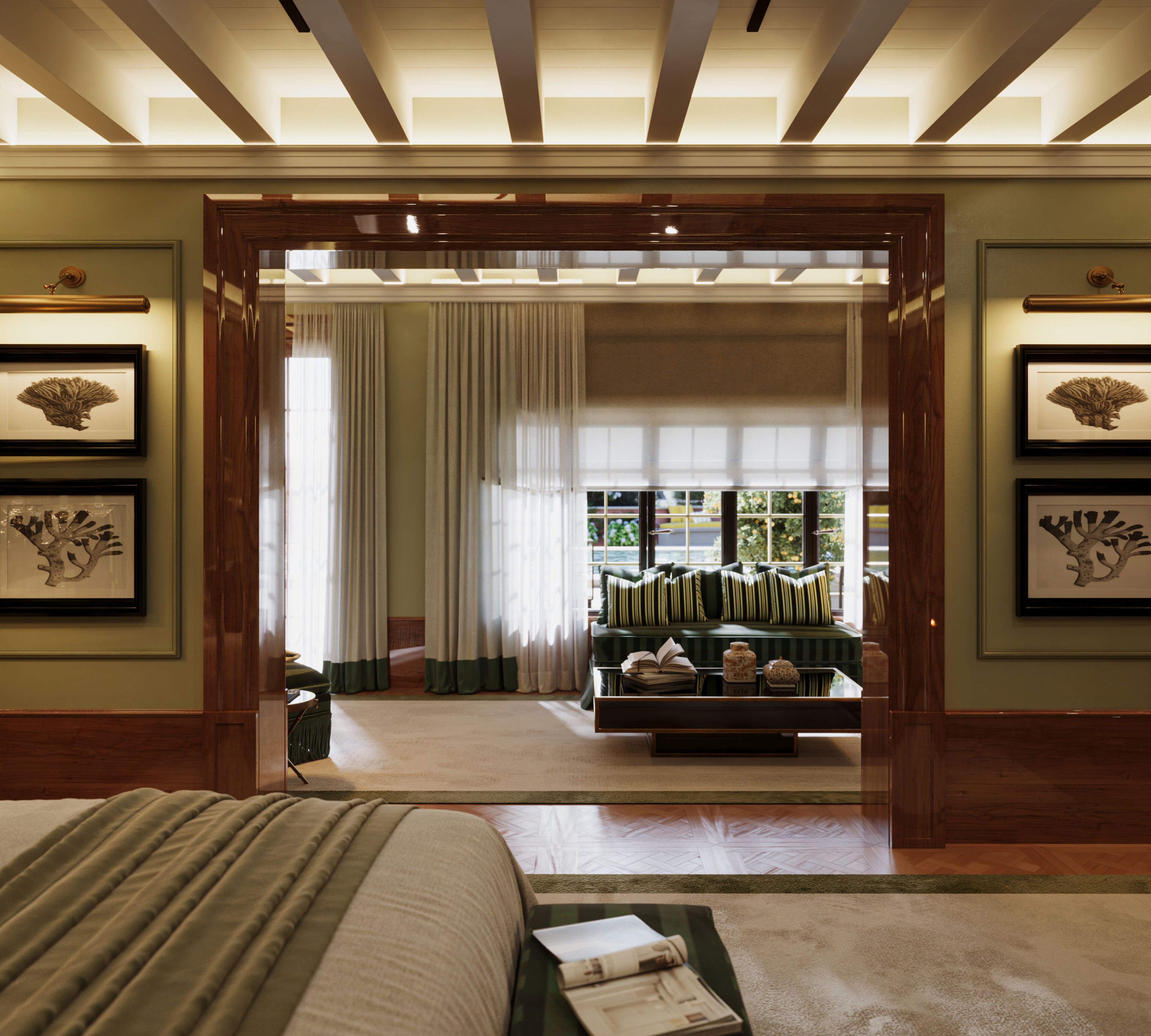 Suite (Garden) | Isi minibar gratis, brankas, meja kerja, dan tirai kedap cahaya
