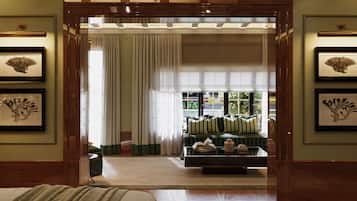 Suite (Garden) | Isi minibar gratis, brankas, meja kerja, dan tirai kedap cahaya
