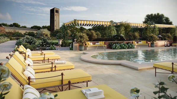 تفاصيل الفندق من الخارج