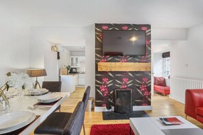 Casa, 3 habitaciones, accesible para personas con discapacidad, fumadores | Sala de estar