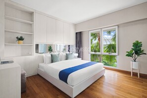 Appartement, 2 chambres, vue ville | Vue de la chambre